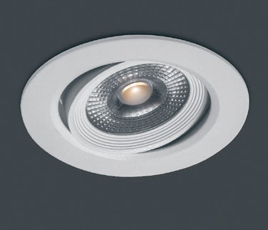 Vivida faretto tondo bianco orientabile 7w 590lm Vivida luce Faretti e scatole portafaretto